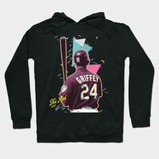 Ken Griffey Jr The Kid Basketball Legend Signature Vintage Retro 80s 90s Bootleg Rap Style Hoodie